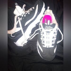 Brand new Skechers DLites, black, silver and white color